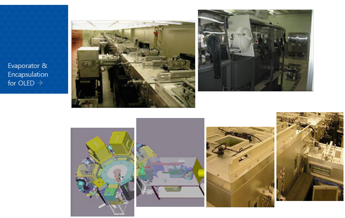Evaporator & Encapsulation for OLED