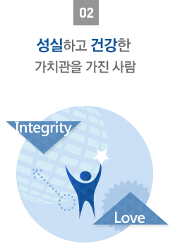 성실하고 건강한 가치관을 가진 사람